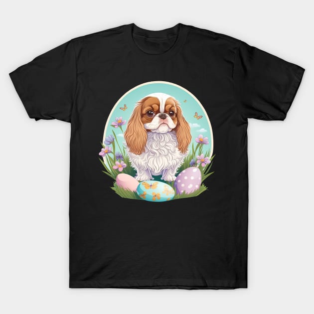 King Spaniel happy easter day T-Shirt by JayD World